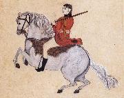 Colonel James Skinner on a Prancing Horse unknow artist